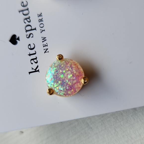 Kate Spade Rise and Shine Opal Glitter Earrings - Picture 2 of 7